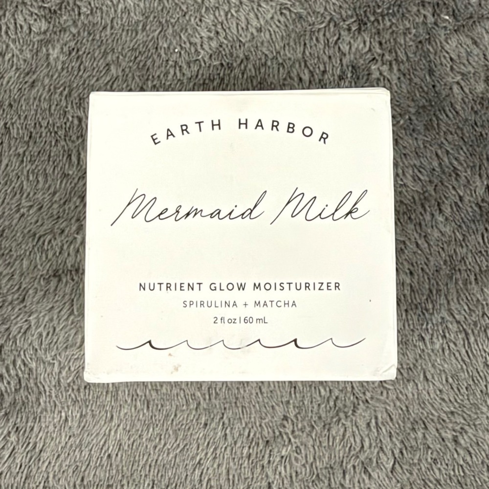 Earth Harbor Mermaid Milk Moisturizer 2oz White Nutrient Glow NEW